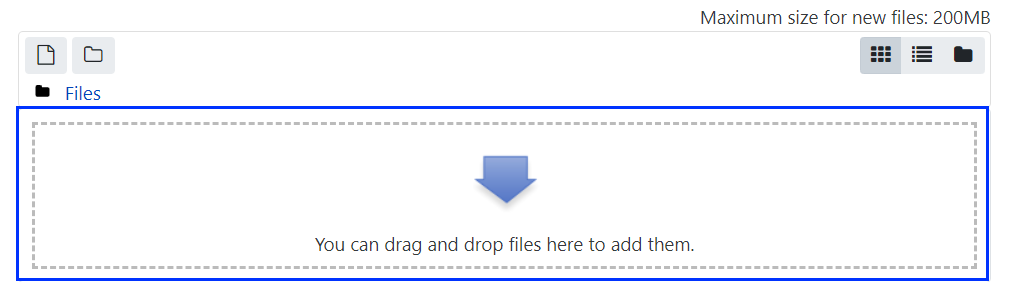 Drag and Drop File Zone